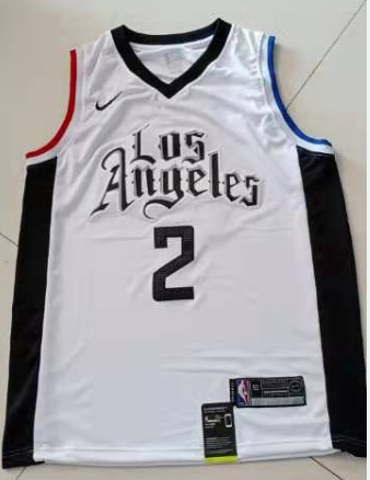 2020 Men Los Angeles Clippers 2 Leonard White Game Nike NBA Jerseys new style